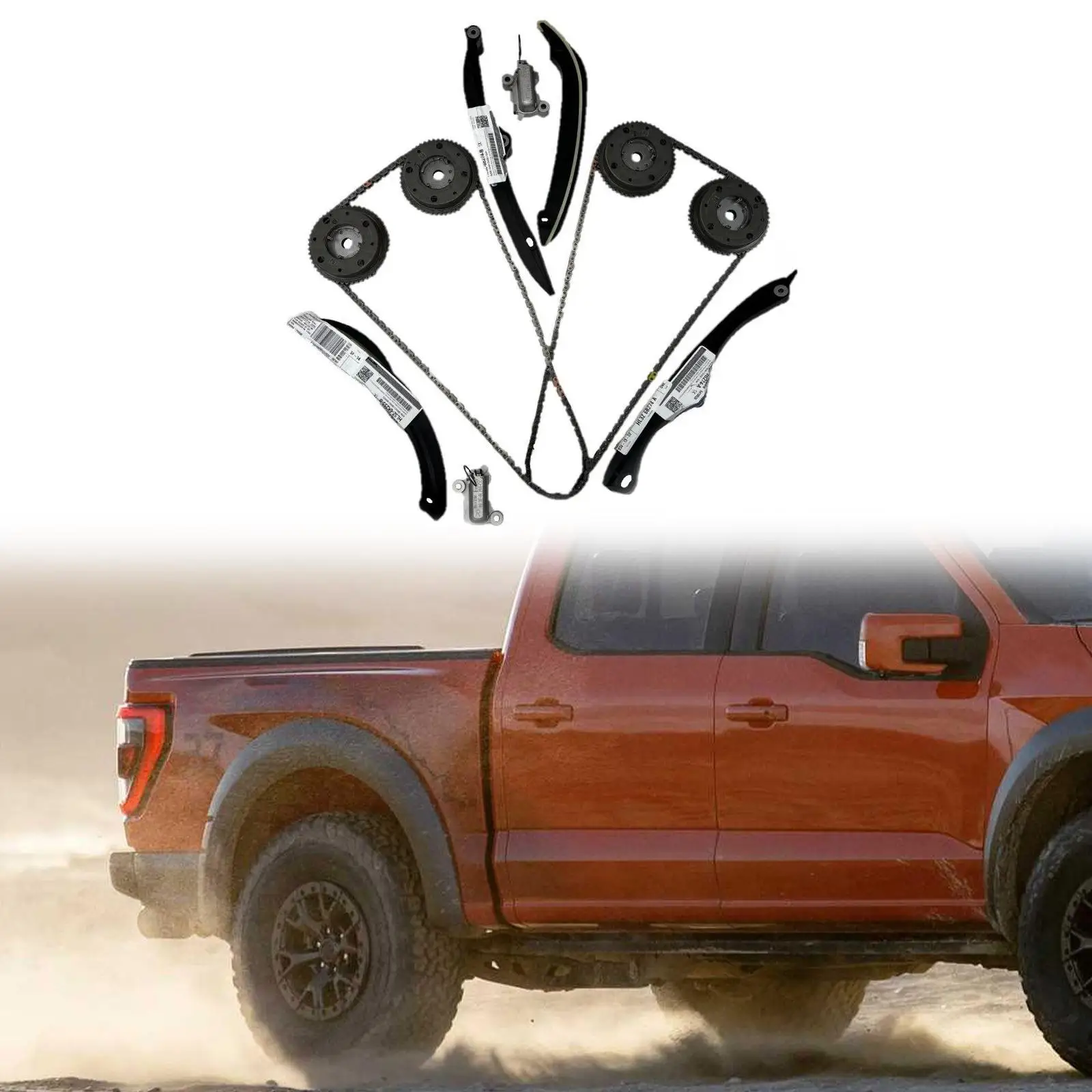 Комплект направляющих цепи ГРМ, натяжителей и фазорегуляторов для Ford Expedition и Lincoln Navigator 2018-2023
Комплект направляющих цепи ГРМ, натяжителей и фазорегуляторов для Ford Expedition и Lincoln Navigator 2018-2023