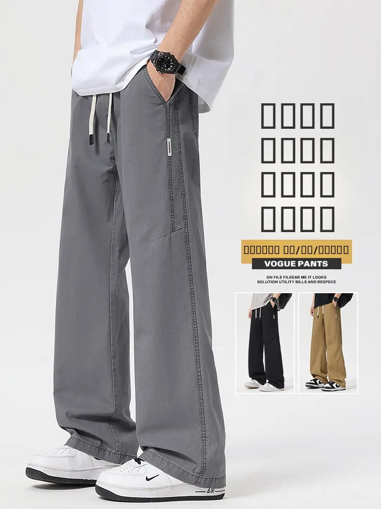 Мужские повседневные брюки Tongxianen: Новинка лета, американский ретро-стиль, свободные широкие прямые штаны, спортивные брюки из дышащего хлопка для молодежи
Мужские повседневные брюки Tongxianen: Новинка лета, американский ретро-стиль, свободные широкие прямые штаны, спортивные брюки из дышащего хлопка для молодежи