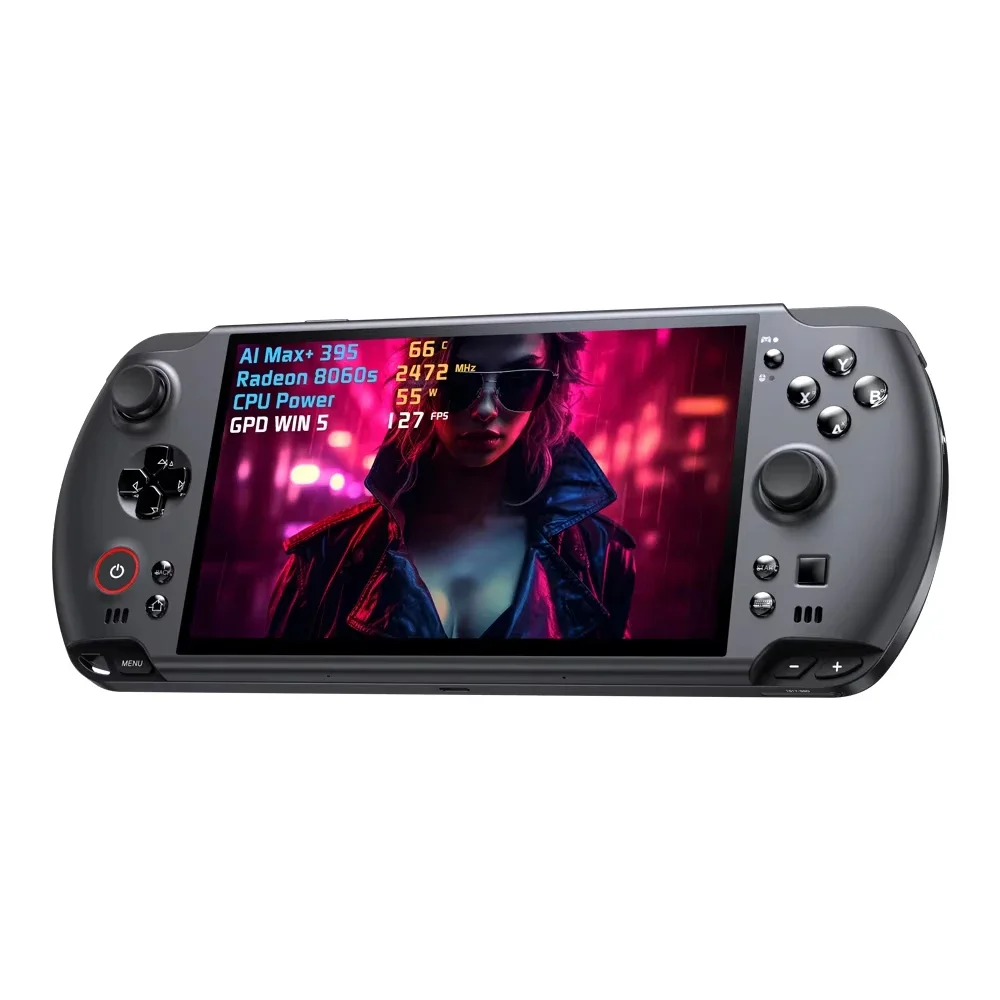 GPD Win5 Portable Gaming PC 7' 120Hz 1080P LTPS Display AMD Ryzen 3 5320U 2.6GHz SSD Windows 11 Pocket Size for Gaming On-the-Go
GPD Win5 Portable Gaming PC 7' 120Hz 1080P LTPS Display AMD Ryzen 3 5320U 2.6GHz SSD Windows 11 Pocket Size for Gaming On-the-Go