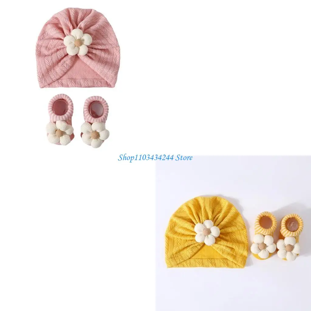 Детская шапочка, комплект носков с цветочным узором. Вязаная детская шапка и носки для новорожденных от 0 до 12 месяцев. Стиль и
Детская шапочка, комплект носков с цветочным узором. Вязаная детская шапка и носки для новорожденных от 0 до 12 месяцев. Стиль и