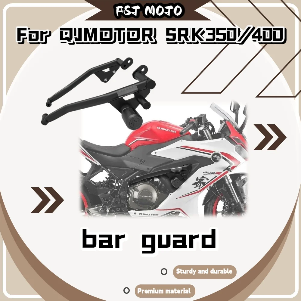 For QJMOTOR SRK400 SRK350 Heavy Duty Anti-Impact Guard Bar, Thickened Welded Steel Matte Anti-Rust Wearproof Racing Bumper Kit
For QJMOTOR SRK400 SRK350 Heavy Duty Anti-Impact Guard Bar, Thickened Welded Steel Matte Anti-Rust Wearproof Racing Bumper Kit