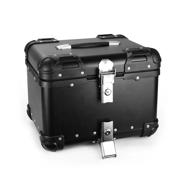 Factory Hot Selling 45L Black Trunk Helmet Storage Box Aluminum Delivery Box Alloy Top Boxes for Motorcycle
Factory Hot Selling 45L Black Trunk Helmet Storage Box Aluminum Delivery Box Alloy Top Boxes for Motorcycle