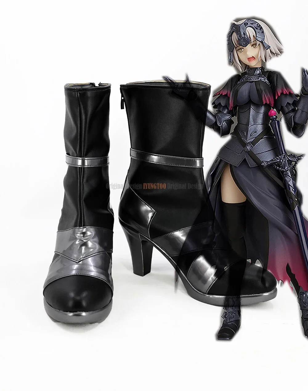 FGO Jeanne d'Arc Cosplay Fate Grand Order Alter Jeanne d'Arc Cosplay Boots High Heel Shoes Custom Made
FGO Jeanne d'Arc Cosplay Fate Grand Order Alter Jeanne d'Arc Cosplay Boots High Heel Shoes Custom Made