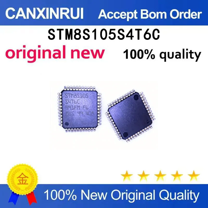 (5-100 pieces)STM8s105S4T6C STM8s105 QFP brand new in stock
(5-100 pieces)STM8s105S4T6C STM8s105 QFP brand new in stock