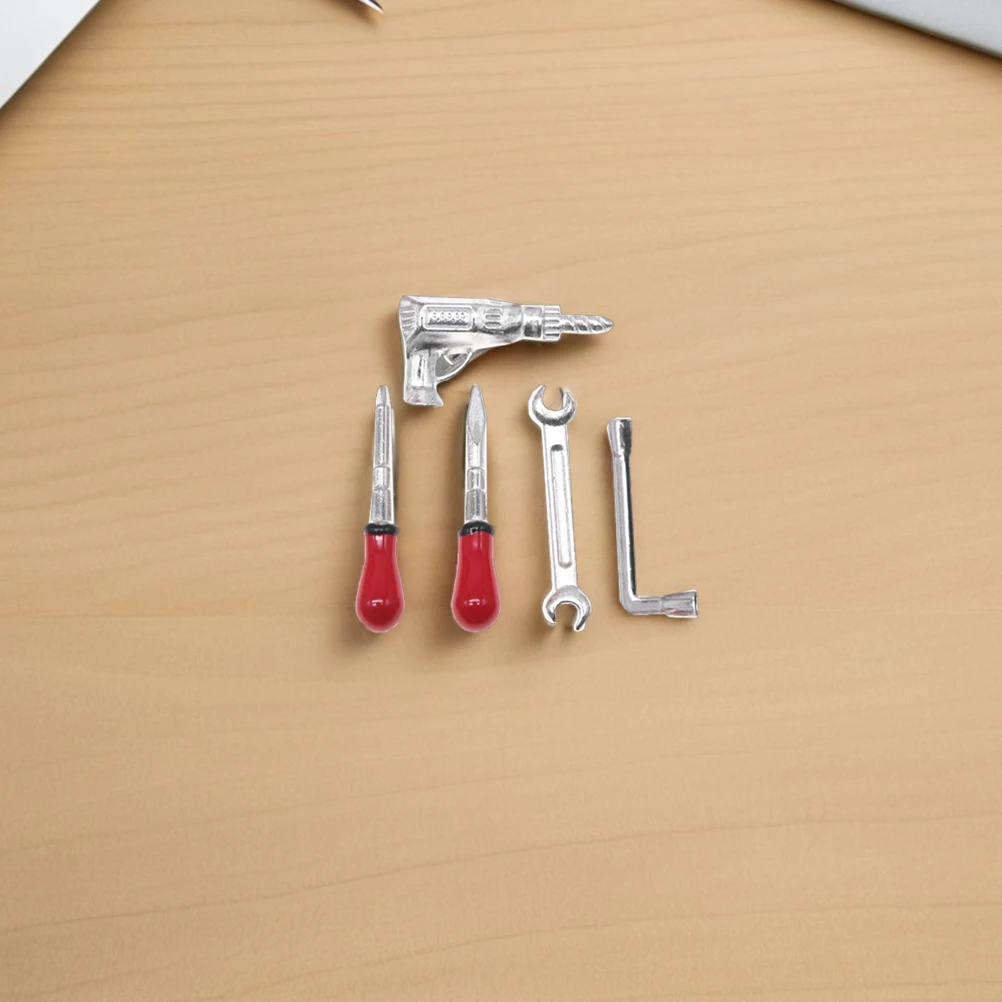 5 Pcs Children's Toy Tools Toys Miniature Construction Dollhouse Kit Alloy Wrench Model
5 Pcs Children's Toy Tools Toys Miniature Construction Dollhouse Kit Alloy Wrench Model