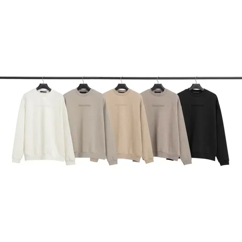 2025 FW23 Luxury Brand Men's Sweaters Chest Two Rows Silicone Letter Logo Cotton Sweatshirts
2025 FW23 Luxury Brand Men's Sweaters Chest Two Rows Silicone Letter Logo Cotton Sweatshirts