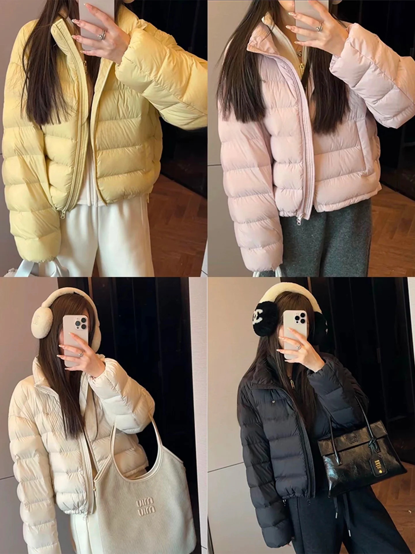 Женская пуховая куртка Mimius свободного кроя с наполнителем из 90% белого пуха, воротником-стойкой, теплая, повседневная, модная, зимняя
Женская пуховая куртка Mimius свободного кроя с наполнителем из 90% белого пуха, воротником-стойкой, теплая, повседневная, модная, зимняя