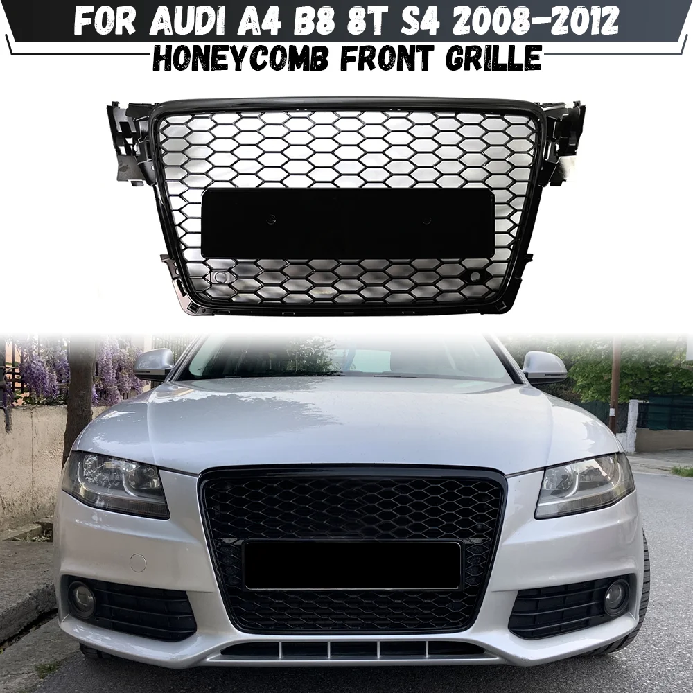 For Audi A4 B8 8T S4 2008 2009 2010 2011 2012 Honeycomb Grille Front Bumper Grille Glossy Black Racing Grills
For Audi A4 B8 8T S4 2008 2009 2010 2011 2012 Honeycomb Grille Front Bumper Grille Glossy Black Racing Grills
