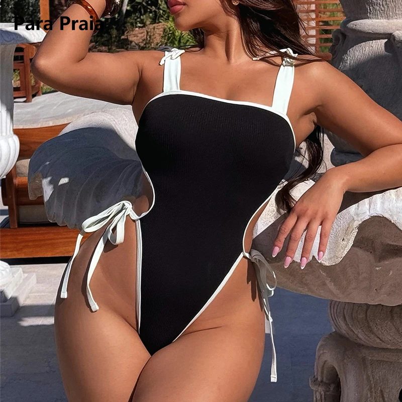 Para Praia сексуальный цельный купальник с вырезами 2025 стринги, женский купальник с высокой талией, монокини с открытой спиной, купальный костюм
Para Praia сексуальный цельный купальник с вырезами 2025 стринги, женский купальник с высокой талией, монокини с открытой спиной, купальный костюм