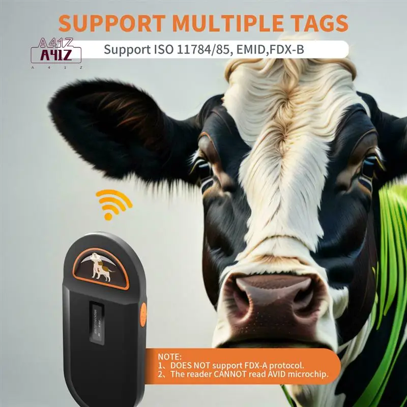 A41Z-134,2 кГц RFID-считыватель, сканер микрочипов для домашних животных, портативный считыватель чипов для животных для идентификации номера животных
A41Z-134,2 кГц RFID-считыватель, сканер микрочипов для домашних животных, портативный считыватель чипов для животных для идентификации номера животных