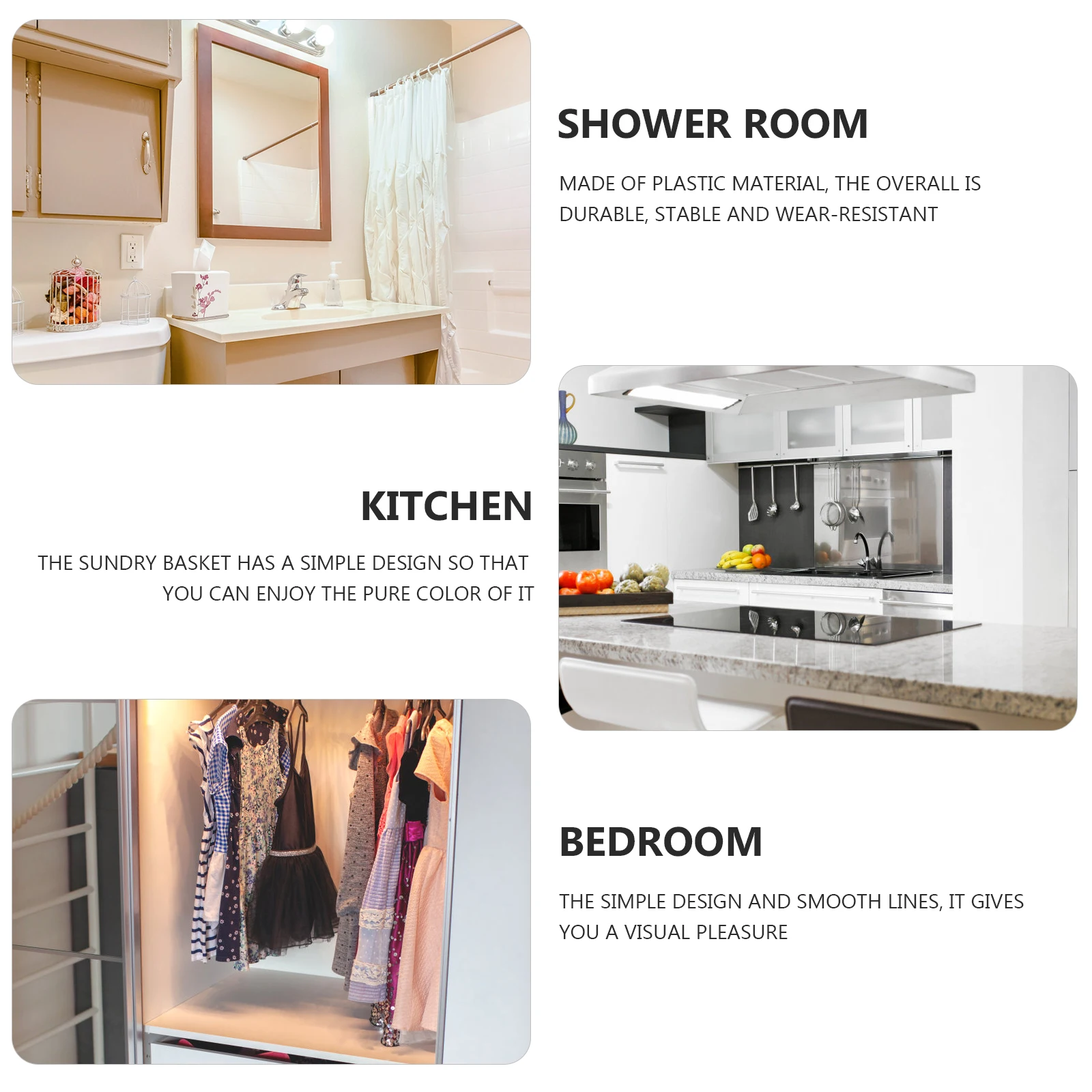 Plastic Storage Basket Size S White Wear-Resistant Organizer for Kitchen Bathroom Desktop Sundries Basket
Plastic Storage Basket Size S White Wear-Resistant Organizer for Kitchen Bathroom Desktop Sundries Basket