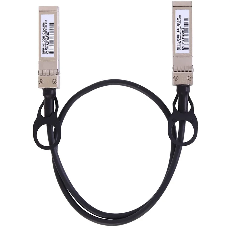 AP-3X 10G SFP+ Twinax Cable, Direct Attach Copper(DAC) 10GBASE SFP Passive Cable For SFP-H10GB-CU1M,Ubiquiti,D-Link(0.5M)
AP-3X 10G SFP+ Twinax Cable, Direct Attach Copper(DAC) 10GBASE SFP Passive Cable For SFP-H10GB-CU1M,Ubiquiti,D-Link(0.5M)
