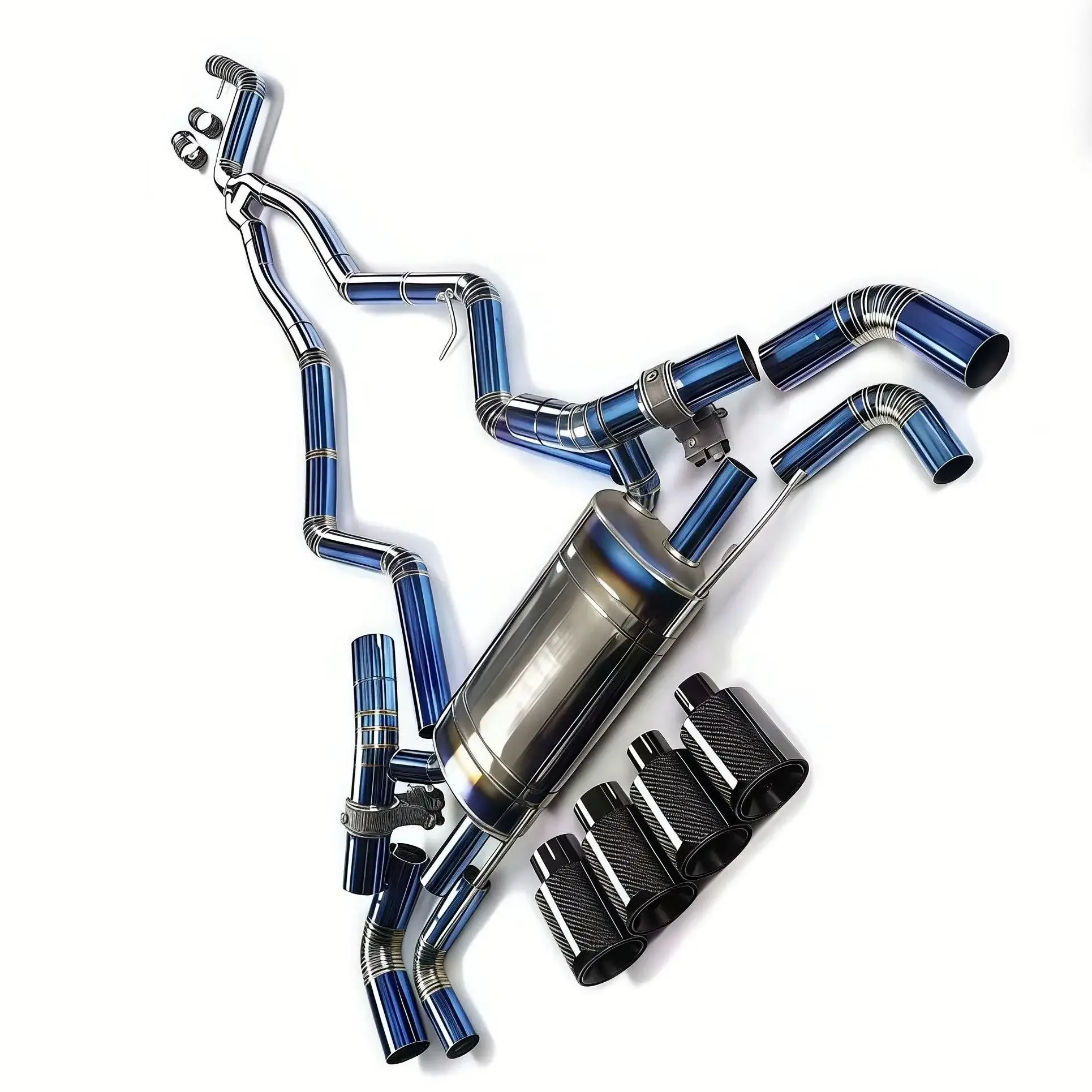 Wholesale Catback Exhaust for BMW M240 M240i 3.0T 2020-2024 Durable Titanium Exhaust System Muffler Exhaust Pipe Valve Oem Pipe
Wholesale Catback Exhaust for BMW M240 M240i 3.0T 2020-2024 Durable Titanium Exhaust System Muffler Exhaust Pipe Valve Oem Pipe