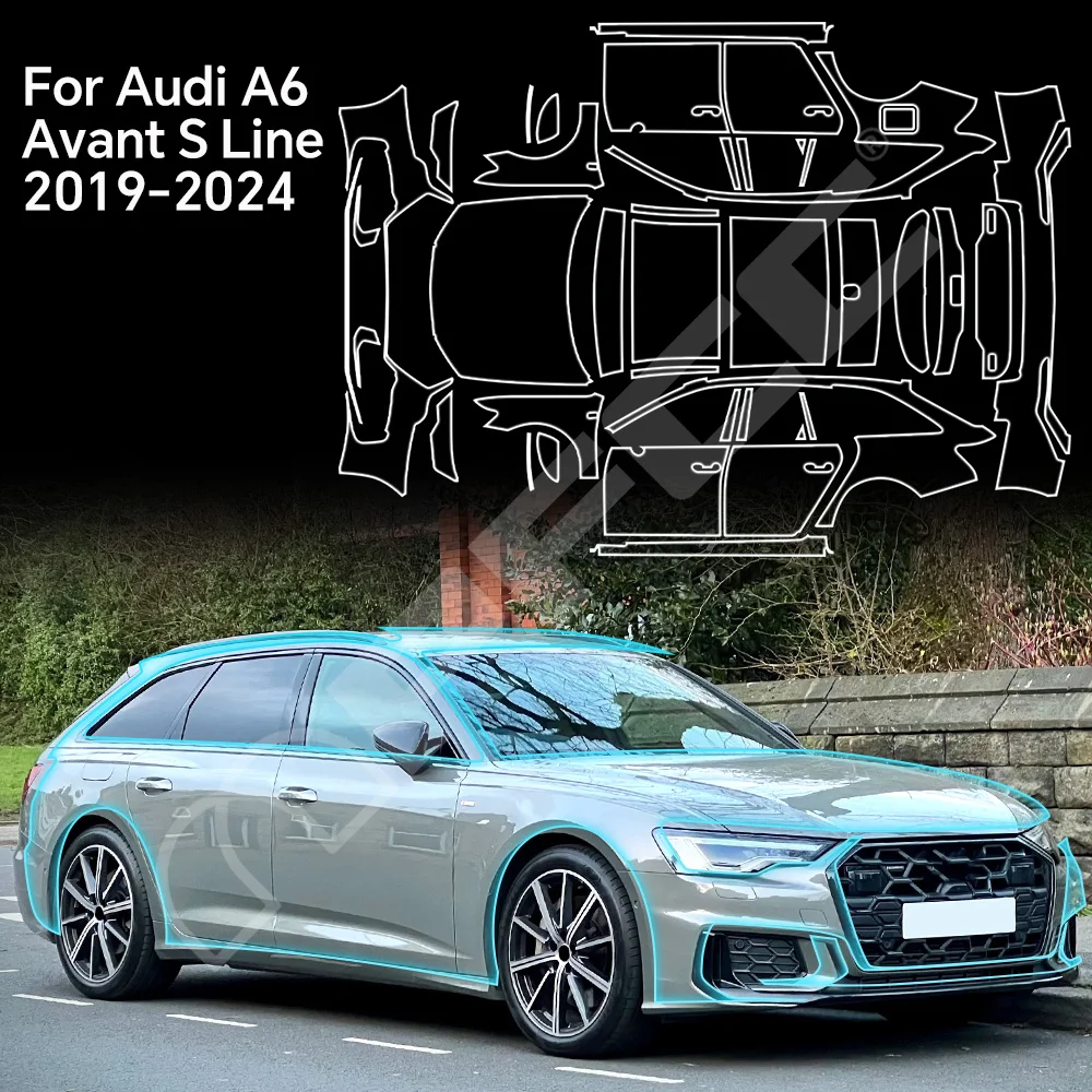 For Audi A6 Avant S Line 2019-2024 Pre-cut PPF TPU Car Paint Protection Film Clear Bra Anti-Scratch Invisible Resistant Cover
For Audi A6 Avant S Line 2019-2024 Pre-cut PPF TPU Car Paint Protection Film Clear Bra Anti-Scratch Invisible Resistant Cover