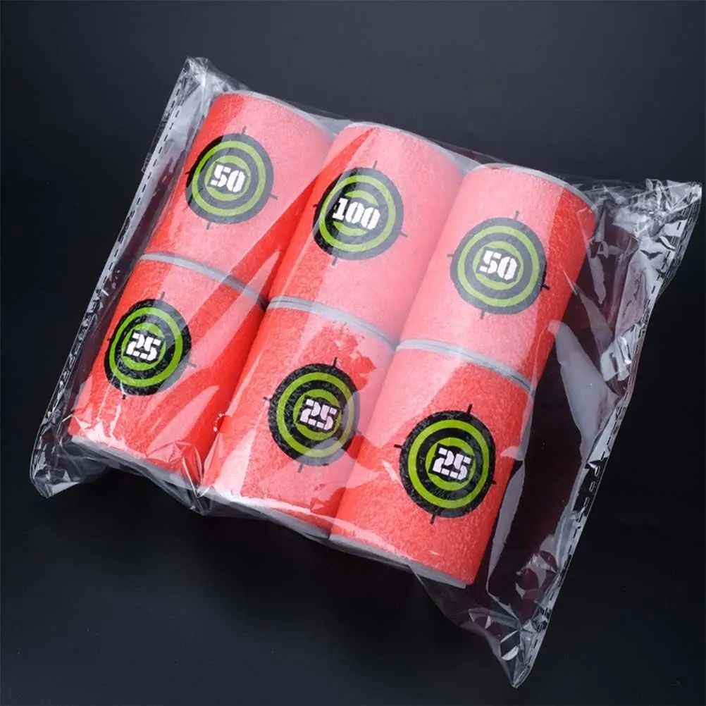 6Pcs Eva Target Cans 4.6x6.2cm Soft Safe Range Practice War Game Accessories for Boys Girls Party Backyard Fun
6Pcs Eva Target Cans 4.6x6.2cm Soft Safe Range Practice War Game Accessories for Boys Girls Party Backyard Fun