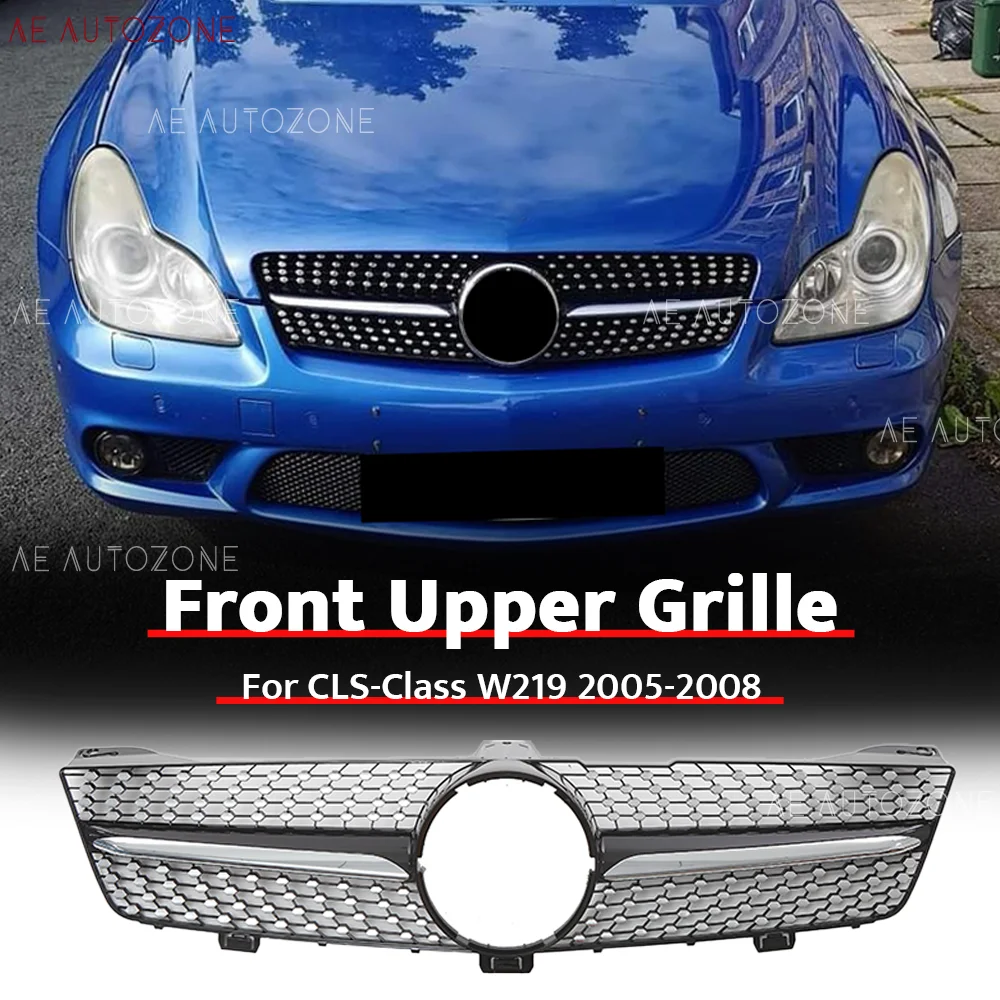 Glossy Black Front Upper Grille For CLS-Class W219 2005-08 CLS350 CLS500 CLS550 CLS55 CLS63
Glossy Black Front Upper Grille For CLS-Class W219 2005-08 CLS350 CLS500 CLS550 CLS55 CLS63