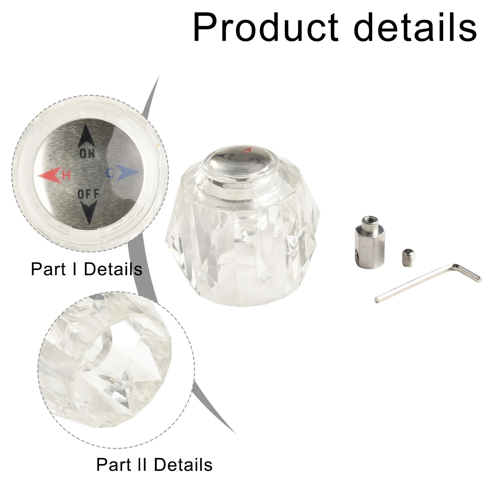 ABS Plastic Handle Bathtub Faucet Handle Bathroom Upgrade 7.2cm Width Bathroom Faucet Handle Replacement Shower Valve Handle
ABS Plastic Handle Bathtub Faucet Handle Bathroom Upgrade 7.2cm Width Bathroom Faucet Handle Replacement Shower Valve Handle