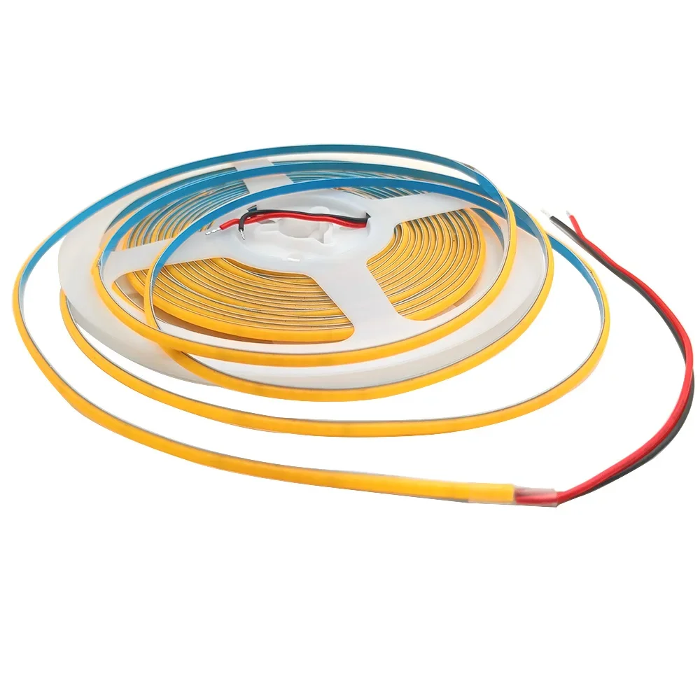 3mm Ultra Thin DC 12V Colorful COB LED Strip Lights for Home Decor Car DIY Blue/Green/Red High Density LED Tape 0.5m-soldered
3mm Ultra Thin DC 12V Colorful COB LED Strip Lights for Home Decor Car DIY Blue/Green/Red High Density LED Tape 0.5m-soldered