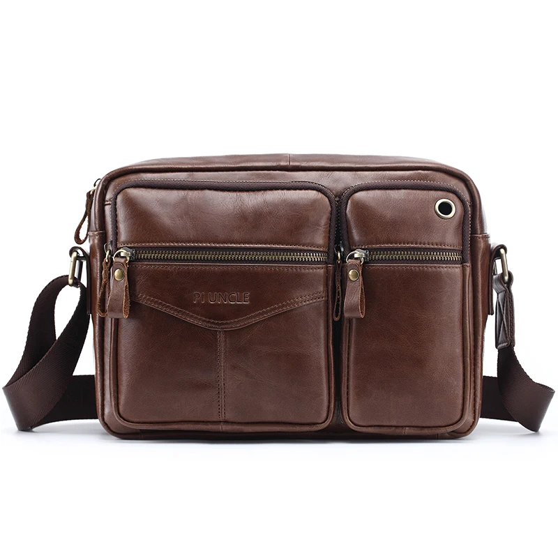 Brand Shoulder Bag for Men Genuine Leather Messenger Bag Male Travel Business Crossbody Bag for A4 Papper Large Coffee Handbag
Brand Shoulder Bag for Men Genuine Leather Messenger Bag Male Travel Business Crossbody Bag for A4 Papper Large Coffee Handbag