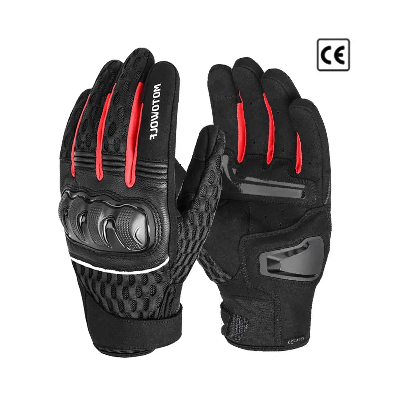 Breathable Leather Motorcycle Gloves Men Woman Gloves Touch Screen Riding Gloves Motorbike Protective Gear Motocross Gloves
Breathable Leather Motorcycle Gloves Men Woman Gloves Touch Screen Riding Gloves Motorbike Protective Gear Motocross Gloves
