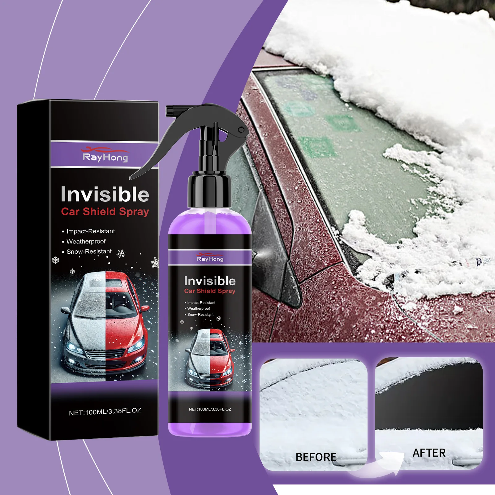 Vehicle Paint Coating Spray - Boosts Protection Against Scratches, Reduces Water Dirt, Enhances Gloss & Maintains Clean Surface
Vehicle Paint Coating Spray - Boosts Protection Against Scratches, Reduces Water Dirt, Enhances Gloss & Maintains Clean Surface