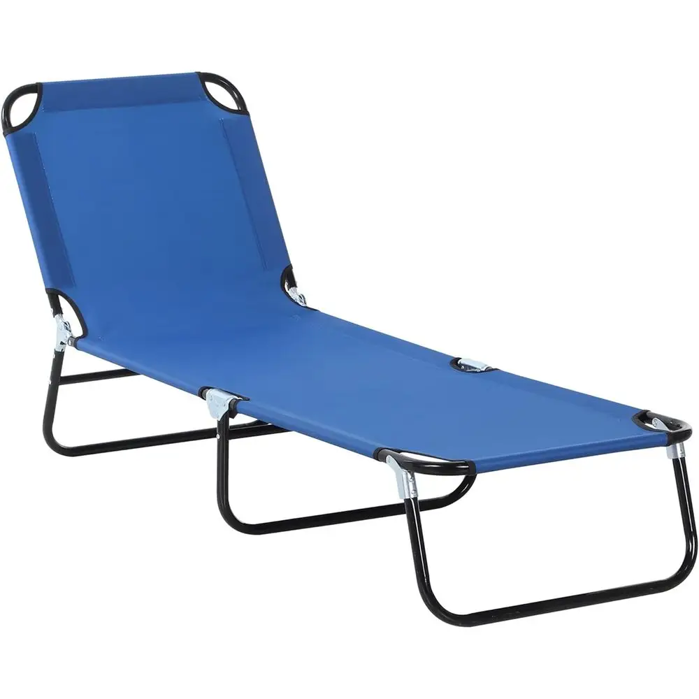 Blue Outdoor Chaise Lounge Chairs with 5-Level Recline for Pool, Sun Tanning, and Patio Use
Blue Outdoor Chaise Lounge Chairs with 5-Level Recline for Pool, Sun Tanning, and Patio Use
