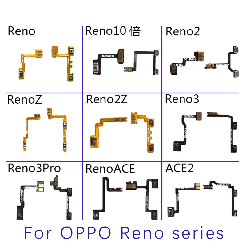 For OPPO Reno Ace 2 Z 2 2F 2Z 10X Zoom Power Volume Flex Cable Power Volume Side Buttons Keys Flex Ribbon Replacement Parts
For OPPO Reno Ace 2 Z 2 2F 2Z 10X Zoom Power Volume Flex Cable Power Volume Side Buttons Keys Flex Ribbon Replacement Parts