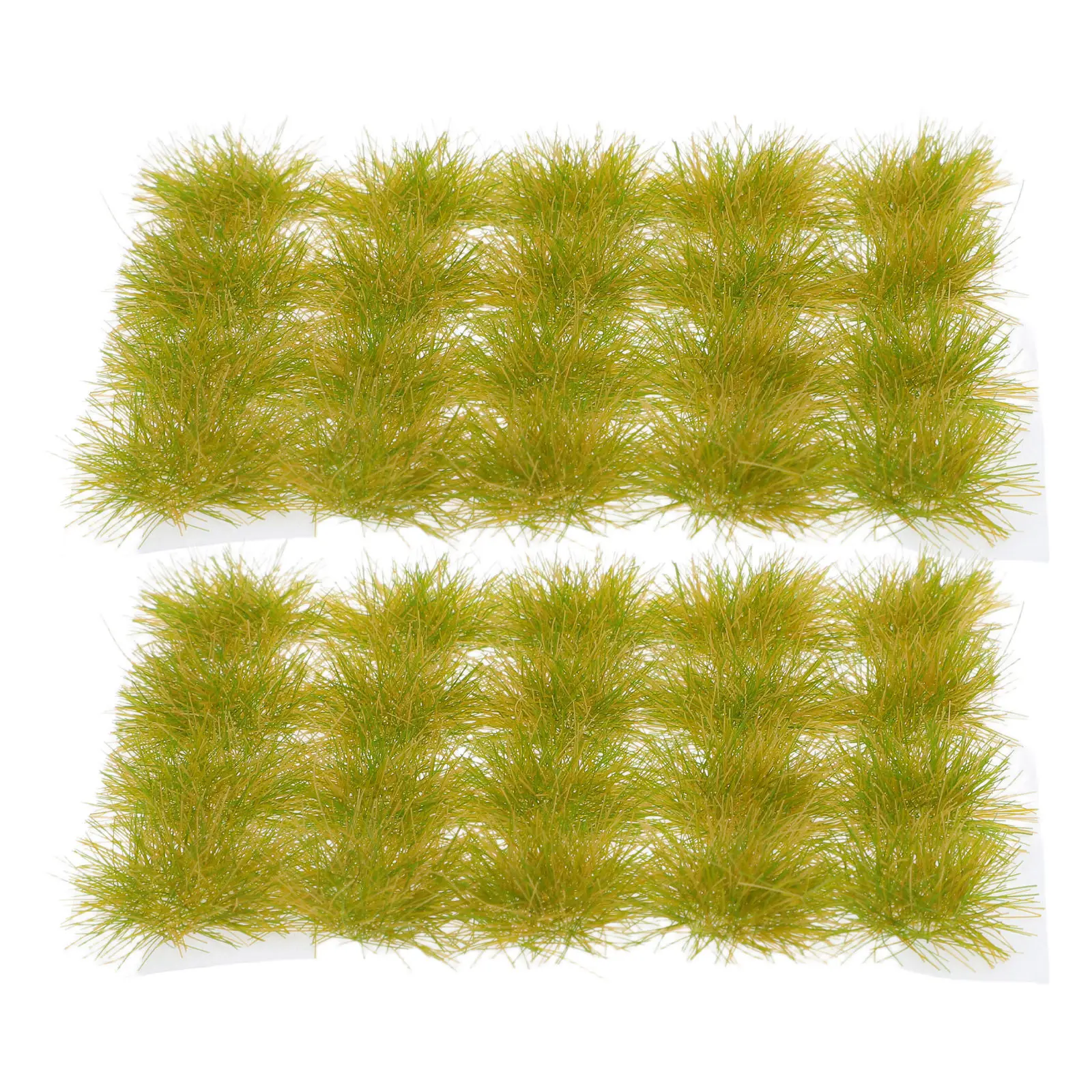 40Pcs Mini Static Grass Tufts Lifelike Artificial Grass Clusters Adhesive Backing for DIY Microlandscape Sand Table Landscape
40Pcs Mini Static Grass Tufts Lifelike Artificial Grass Clusters Adhesive Backing for DIY Microlandscape Sand Table Landscape