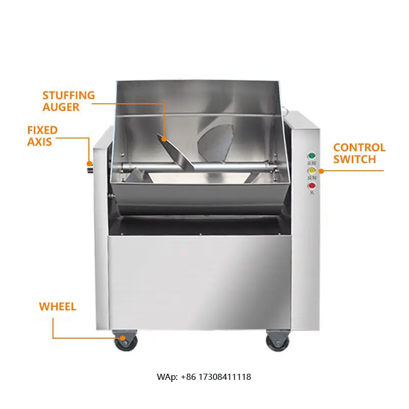 Beef and Pork Filling Small 15kg Industrial 50L 100L 150L Sausage Commercial Minced Meat Mixer Meat Mixer
Beef and Pork Filling Small 15kg Industrial 50L 100L 150L Sausage Commercial Minced Meat Mixer Meat Mixer