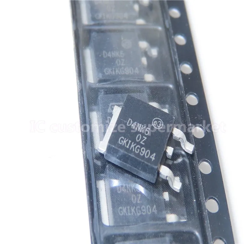 10 шт./лот NWE D4NK50Z STD4NK50Z TO-252 500 В 3 SMD транзистор 
10 шт./лот NWE D4NK50Z STD4NK50Z TO-252 500 В 3 SMD транзистор