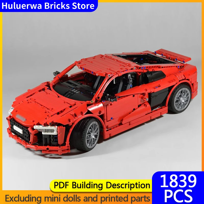 Speed Racing Car Model MOC Building Bricks R8 V10 Top Tier Sports Car Modular Technology Gift Holiday Assemble Children Toy Suit
Speed Racing Car Model MOC Building Bricks R8 V10 Top Tier Sports Car Modular Technology Gift Holiday Assemble Children Toy Suit