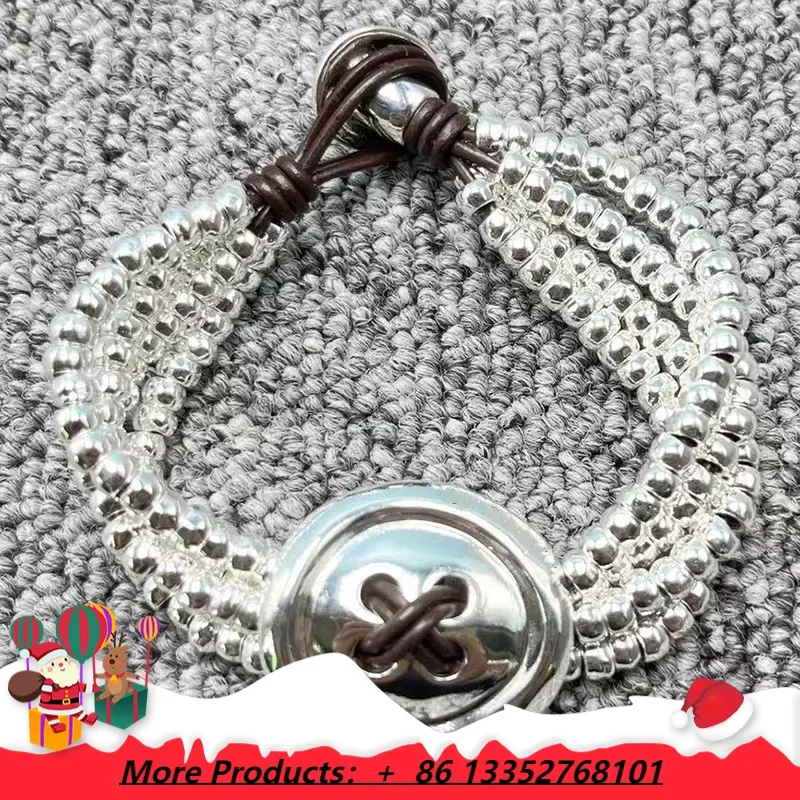 2025 European and American fashion exaggerated large button multi-layer round bead bracelet women's gift
2025 European and American fashion exaggerated large button multi-layer round bead bracelet women's gift