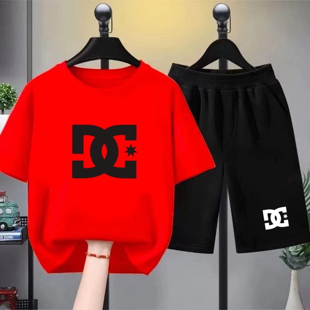 Children brand Clothing Short-sleeved T-shirt+Shorts Cool Summer Clothes Boys Girls Toddler 3-12Yrs Sports fashion Casual Set
Children brand Clothing Short-sleeved T-shirt+Shorts Cool Summer Clothes Boys Girls Toddler 3-12Yrs Sports fashion Casual Set