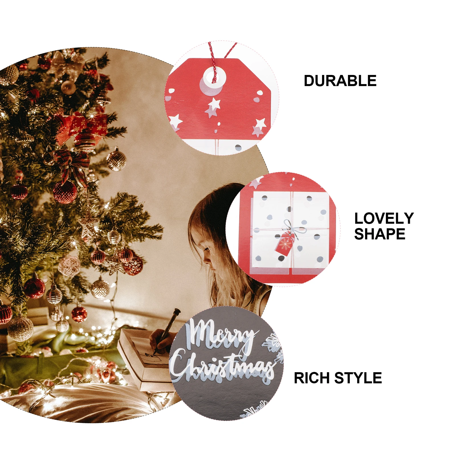 24Pcs Santa Christmas Tree Hanging Cards Adorable Paper Decorations Holiday Gift Tags Festival Adornments Christmas Cards
24Pcs Santa Christmas Tree Hanging Cards Adorable Paper Decorations Holiday Gift Tags Festival Adornments Christmas Cards