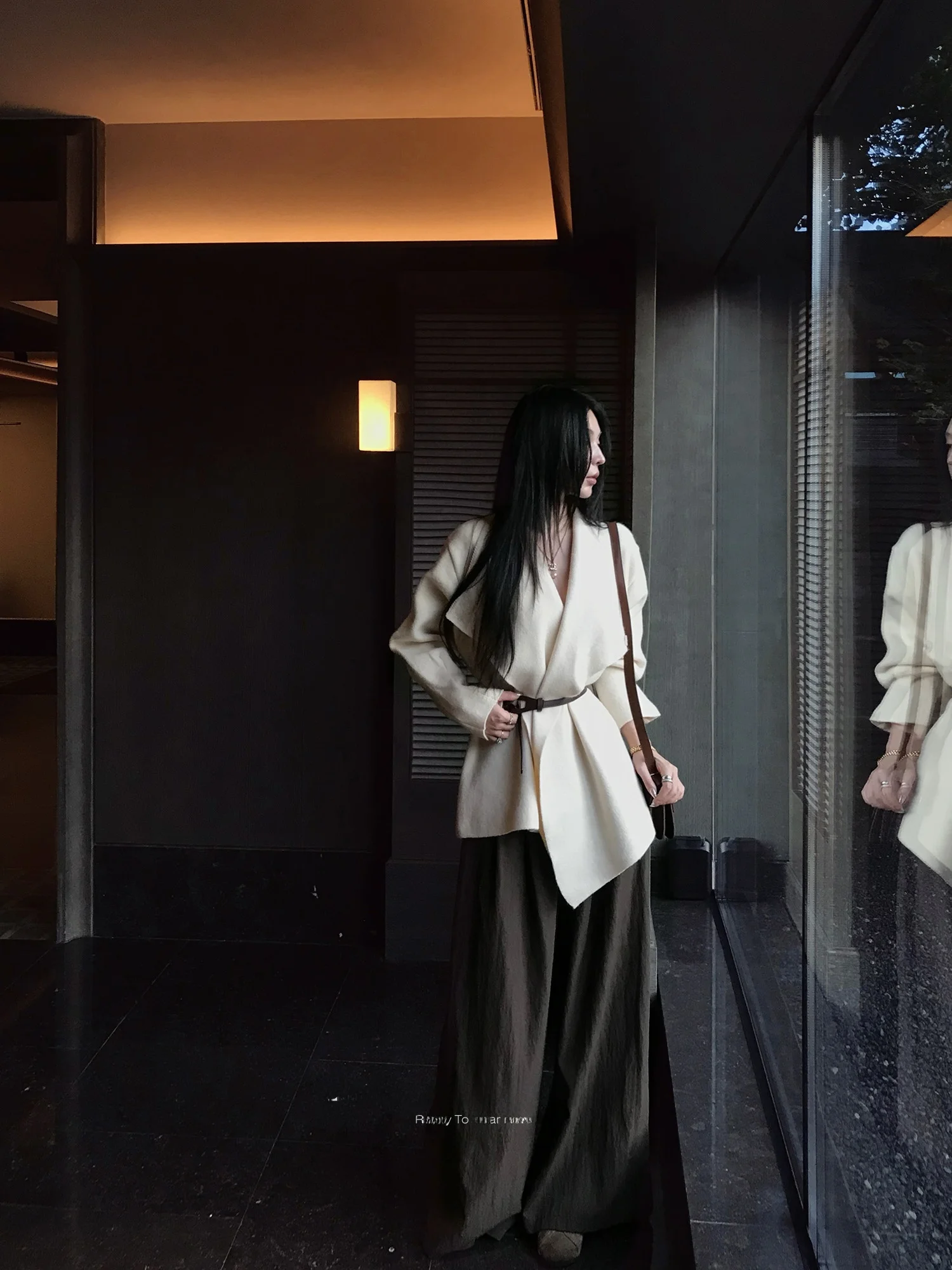 Ophelia Knitted Open Cardigan Women's Loose Slimming Outerwear High Collar Casual Sle Fiber Blend Long Sve Autumn Coat
Ophelia Knitted Open Cardigan Women's Loose Slimming Outerwear High Collar Casual Sle Fiber Blend Long Sve Autumn Coat