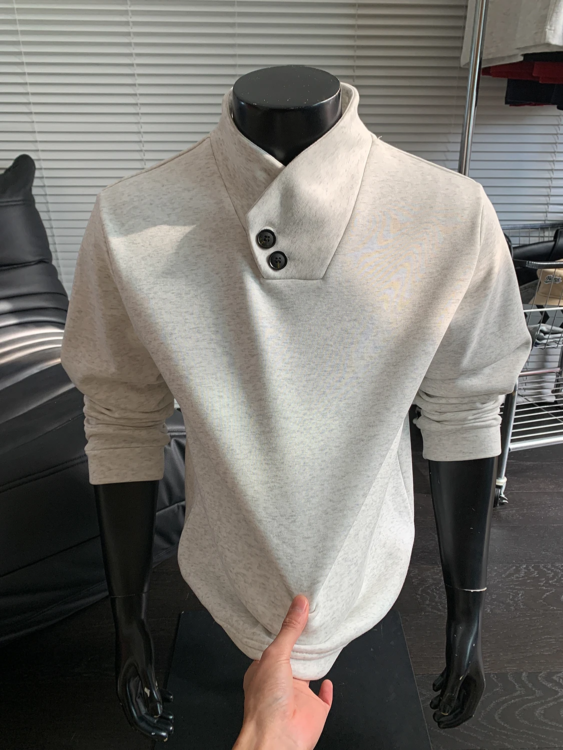 American Style Half High Neck Sweatshirt Men's Spring Heavy Casual Inner Wear Base Shirt Trendy Handsome Loose Top
American Style Half High Neck Sweatshirt Men's Spring Heavy Casual Inner Wear Base Shirt Trendy Handsome Loose Top