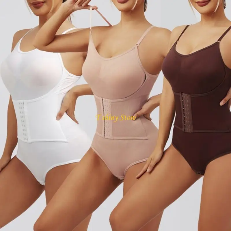 N58F Womens Breathable Nylon Abdominal Control Bodysuit Full Coverage Support Invisible Adjustable Straps Shapewear Underwear
N58F Womens Breathable Nylon Abdominal Control Bodysuit Full Coverage Support Invisible Adjustable Straps Shapewear Underwear