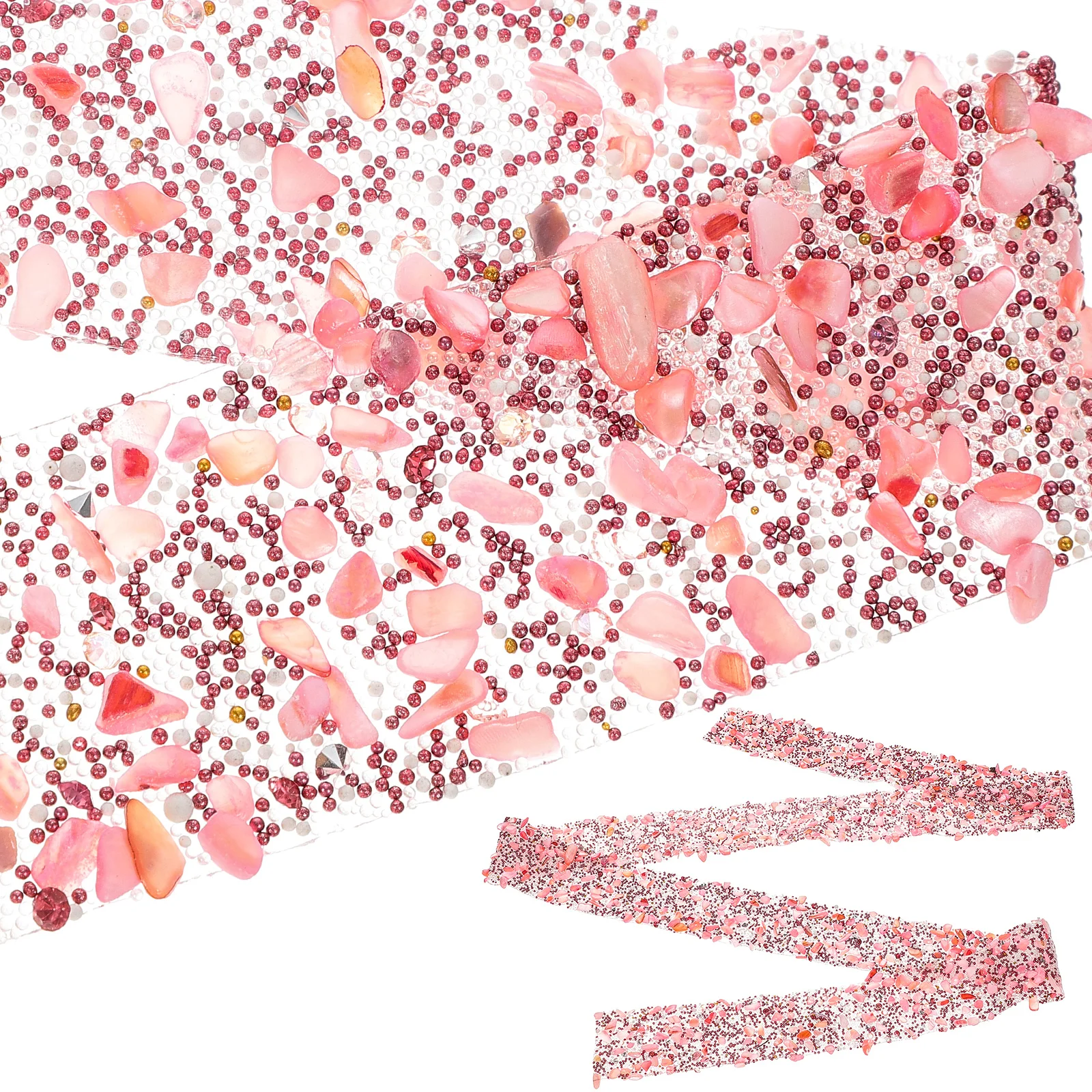 1 Roll Of Elegant Crystal Ribbon Cuttable Clothes Trim Multi-Function Craft Decoration Accessory
1 Roll Of Elegant Crystal Ribbon Cuttable Clothes Trim Multi-Function Craft Decoration Accessory