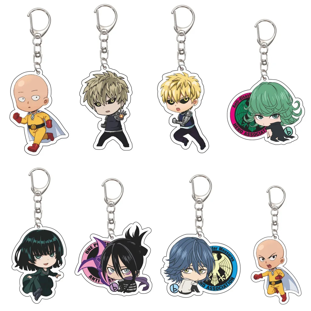 55MM Anime One-Punch Man Keychain Genos Saitama Speed Sonic Garou Tatsumaki Fubuki Bang Acrylic Keychain Christmas Gifts
55MM Anime One-Punch Man Keychain Genos Saitama Speed Sonic Garou Tatsumaki Fubuki Bang Acrylic Keychain Christmas Gifts