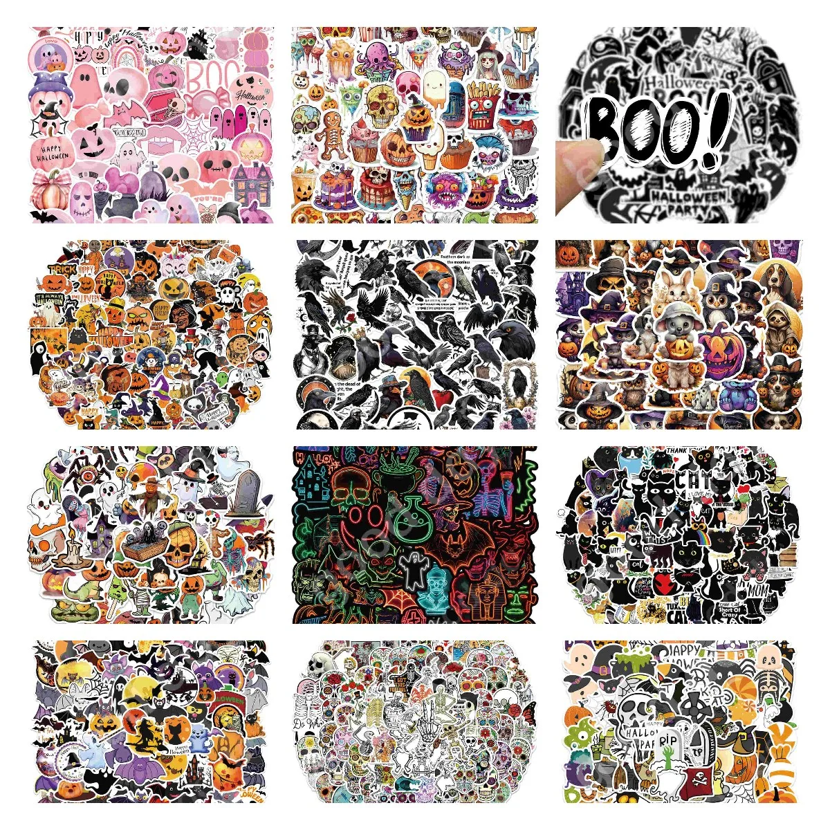 Cartoon Halloween Graffiti Stickers Personalised Decorative Phone Case Slide Version of Luggage Waterproof Stickers DIY
Cartoon Halloween Graffiti Stickers Personalised Decorative Phone Case Slide Version of Luggage Waterproof Stickers DIY