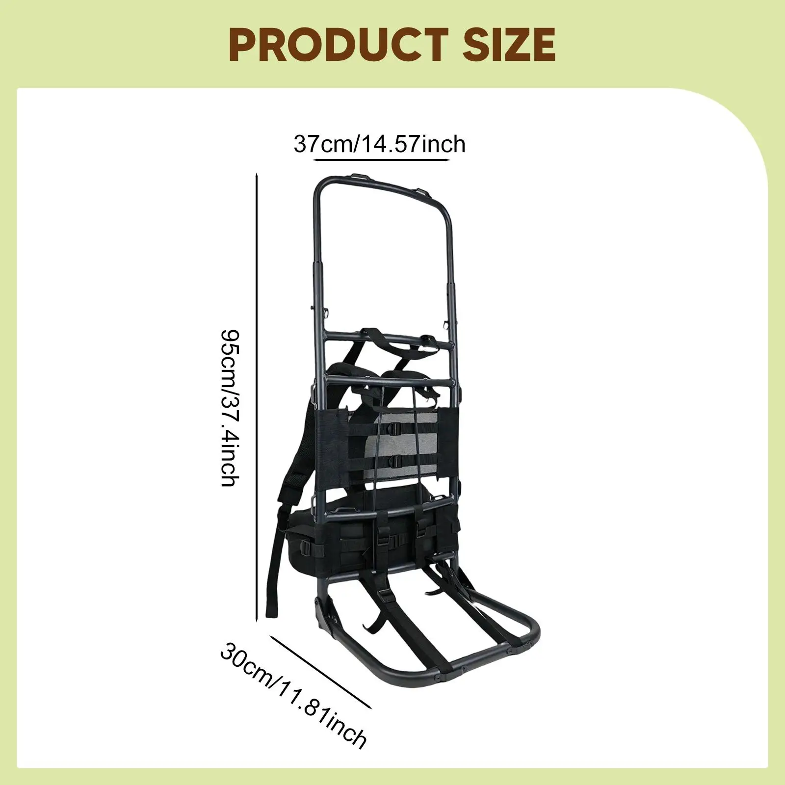 Outdoor Heavy Duty Backpack Frame Aluminum Alloy Foldable Sturdy Carrier for Hiking Mountaineering and Travel Bag
Outdoor Heavy Duty Backpack Frame Aluminum Alloy Foldable Sturdy Carrier for Hiking Mountaineering and Travel Bag