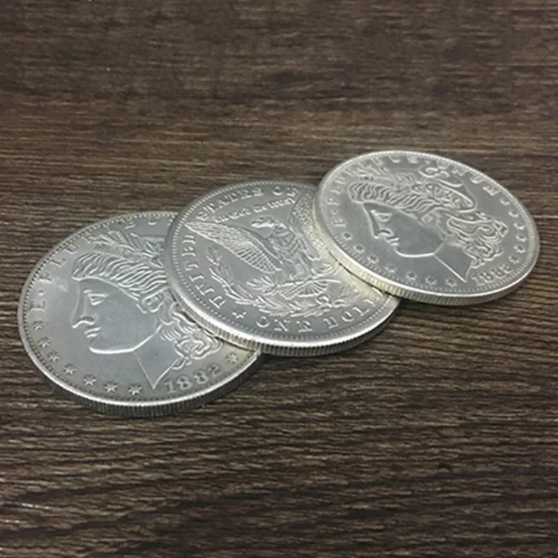 Монеты Триада (Морганский трюк) Волшебные трюки Производство исчезания Изменение три монеты Магия Крупным планом Иллюзии Реквизит для трюков
Монеты Триада (Морганский трюк) Волшебные трюки Производство исчезания Изменение три монеты Магия Крупным планом Иллюзии Реквизит для трюков