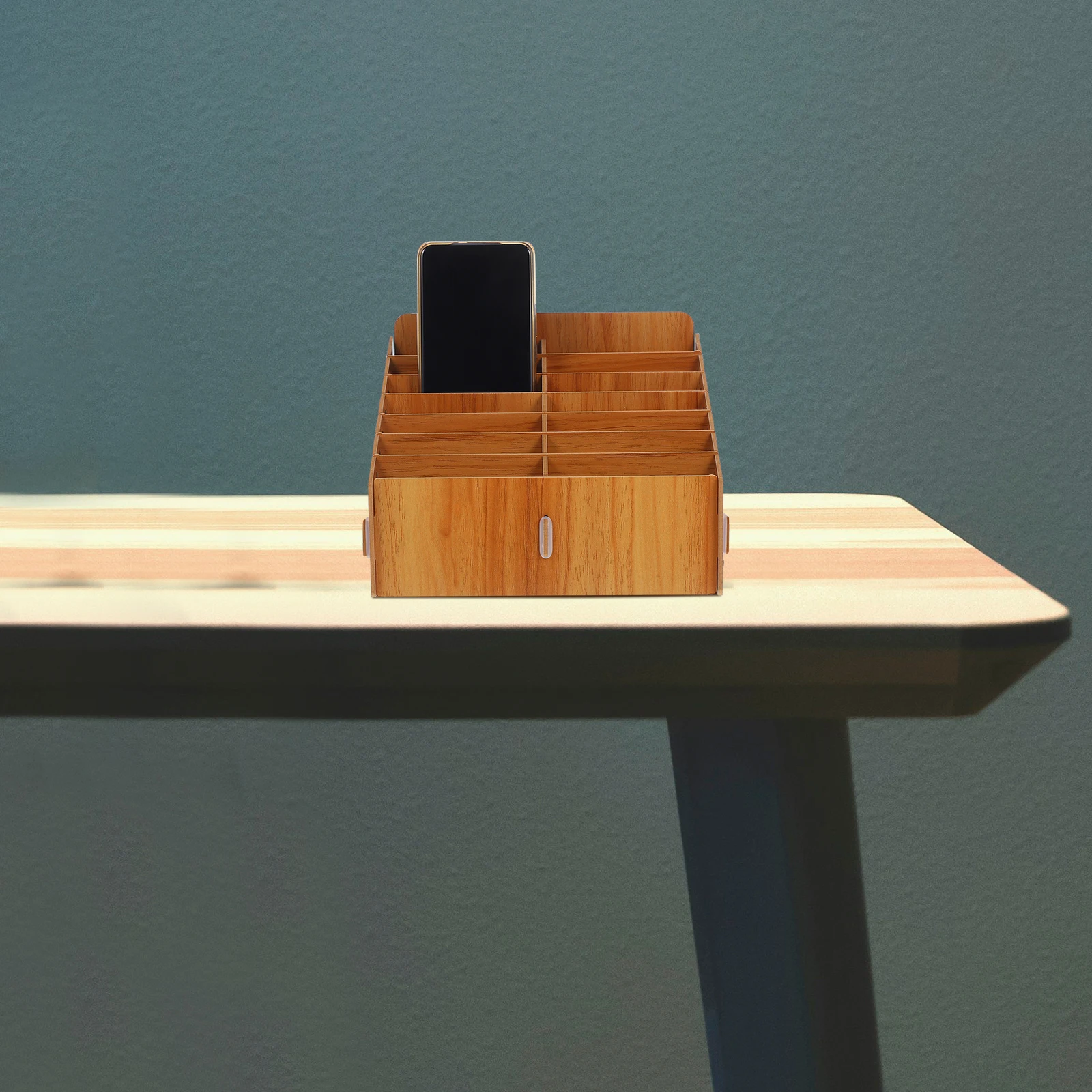 Wooden Storage Phone Holder Classroom Office Organizer Multi-grid Display Desk Tidy Stationery Mobile Phone Display Box HOLDER
Wooden Storage Phone Holder Classroom Office Organizer Multi-grid Display Desk Tidy Stationery Mobile Phone Display Box HOLDER