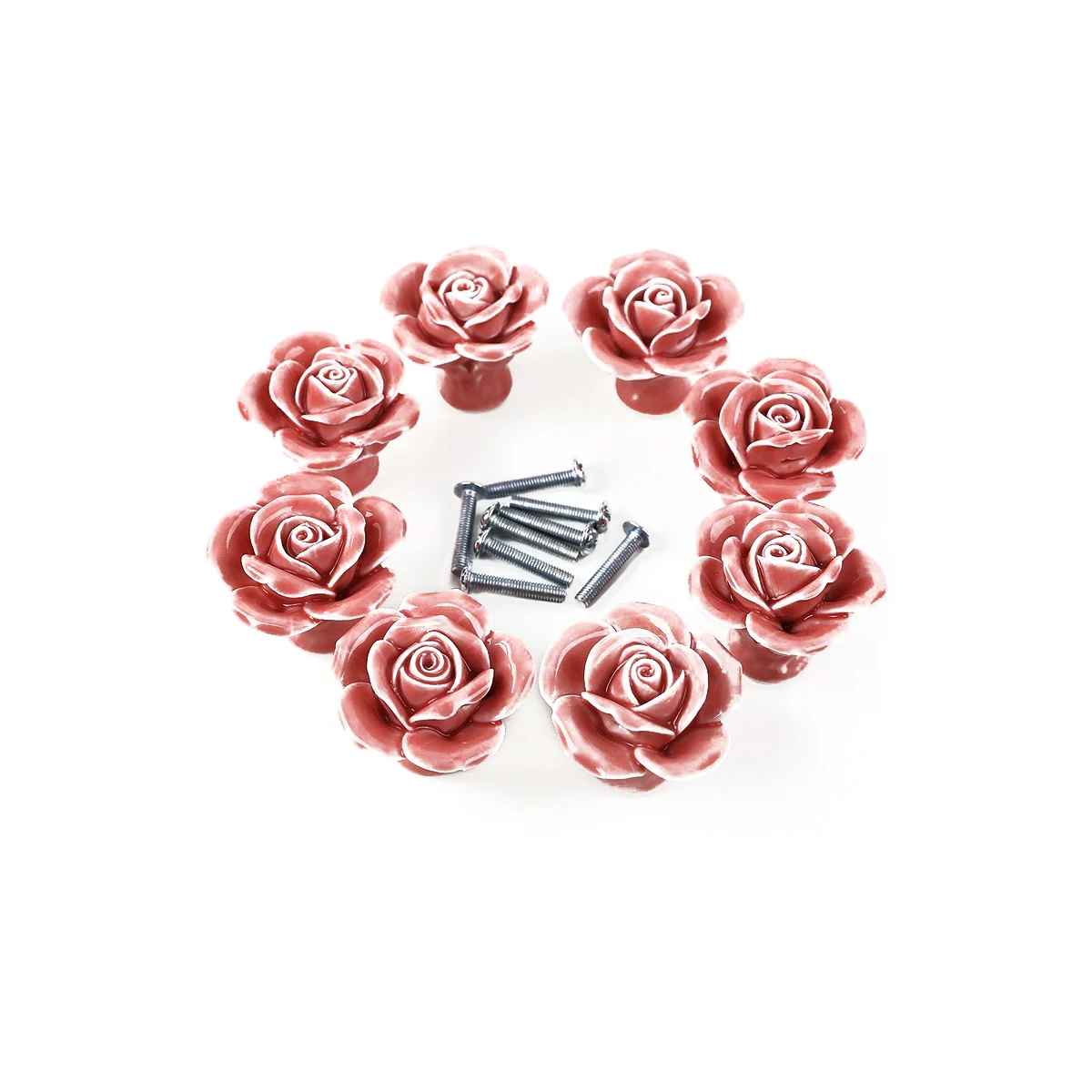 8 Pcs Dresser Handles Cabinet Decor Kitchen Knobs Matte Door Rose Drawer Ceramic Pull Cartoon
8 Pcs Dresser Handles Cabinet Decor Kitchen Knobs Matte Door Rose Drawer Ceramic Pull Cartoon