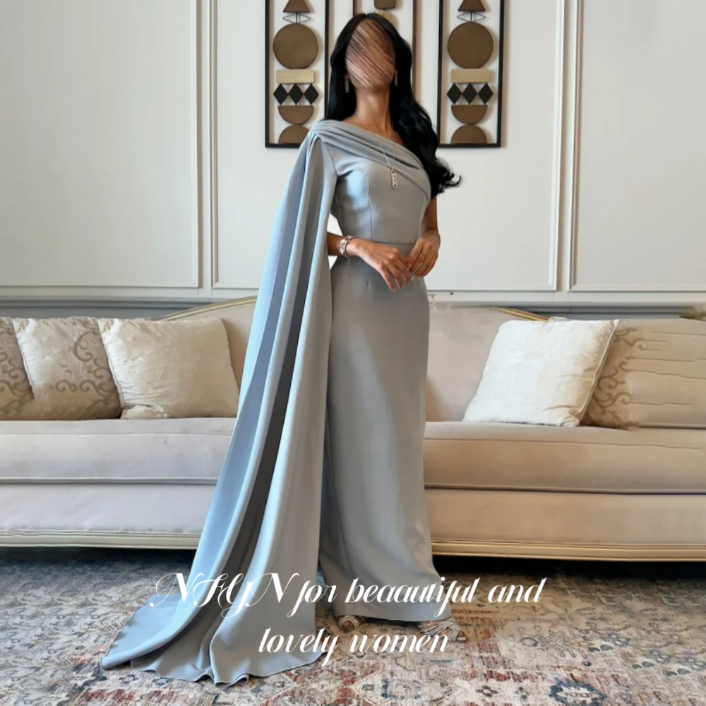 NFYN Blue Elegant Prom Dress One Shoulder Pleating Party Dress Satin Split Backless Trailing Mermaid Evening Dresses Customized
NFYN Blue Elegant Prom Dress One Shoulder Pleating Party Dress Satin Split Backless Trailing Mermaid Evening Dresses Customized
