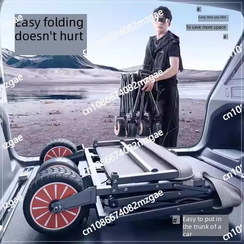Portable Folding Electric Camping Cart for Outdoor Picnic and Travel, Hand Push Power Camper Trailer for Easy Transport 전동카트
Portable Folding Electric Camping Cart for Outdoor Picnic and Travel, Hand Push Power Camper Trailer for Easy Transport 전동카트