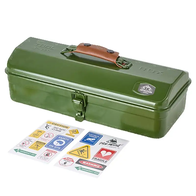 Outdoor Metal Tool Box Debris Storage Box Portable Hand-held Storage Box Fall-proof Moisture-proof Camping Accessories
Outdoor Metal Tool Box Debris Storage Box Portable Hand-held Storage Box Fall-proof Moisture-proof Camping Accessories