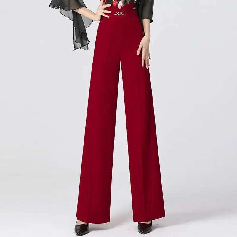 Latin Dance Pants Women High Waist Standard Dance chain New Straight Pocket Social adult costume
Latin Dance Pants Women High Waist Standard Dance chain New Straight Pocket Social adult costume