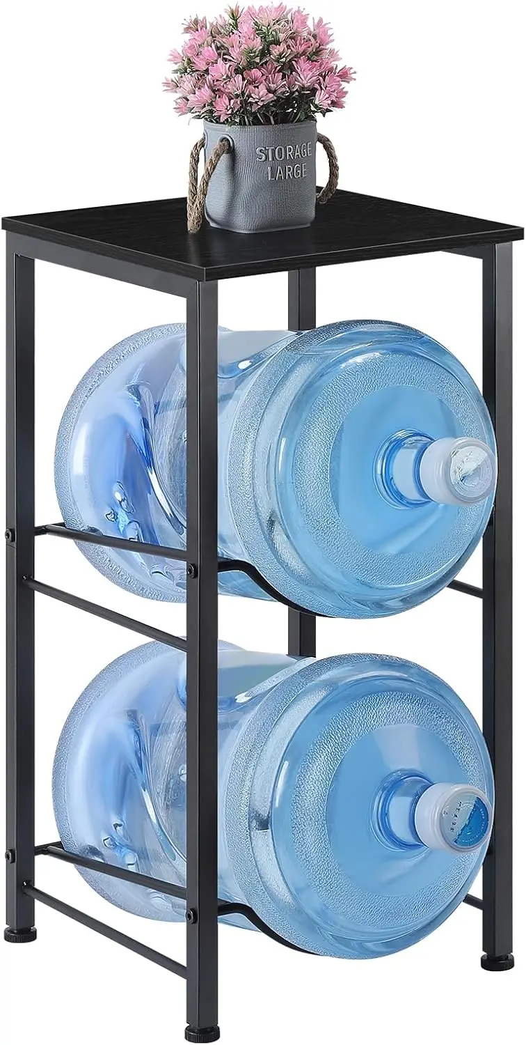 5 Gallon Water Bottle Holder with Storage Shelf, Jug Rack for Office Kitchen Living Room Black
5 Gallon Water Bottle Holder with Storage Shelf, Jug Rack for Office Kitchen Living Room Black