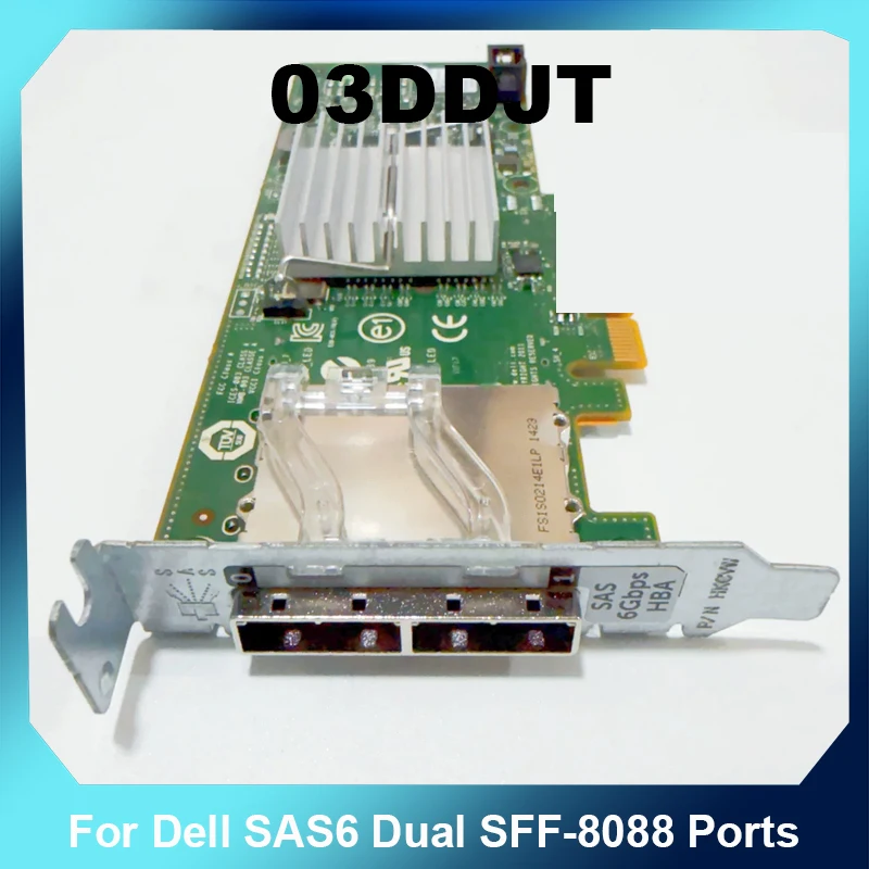 03DDJT Half-Height Straight-through HBA Card For Dell SAS6 Dual SFF-8088 Ports 3DDJT
03DDJT Half-Height Straight-through HBA Card For Dell SAS6 Dual SFF-8088 Ports 3DDJT